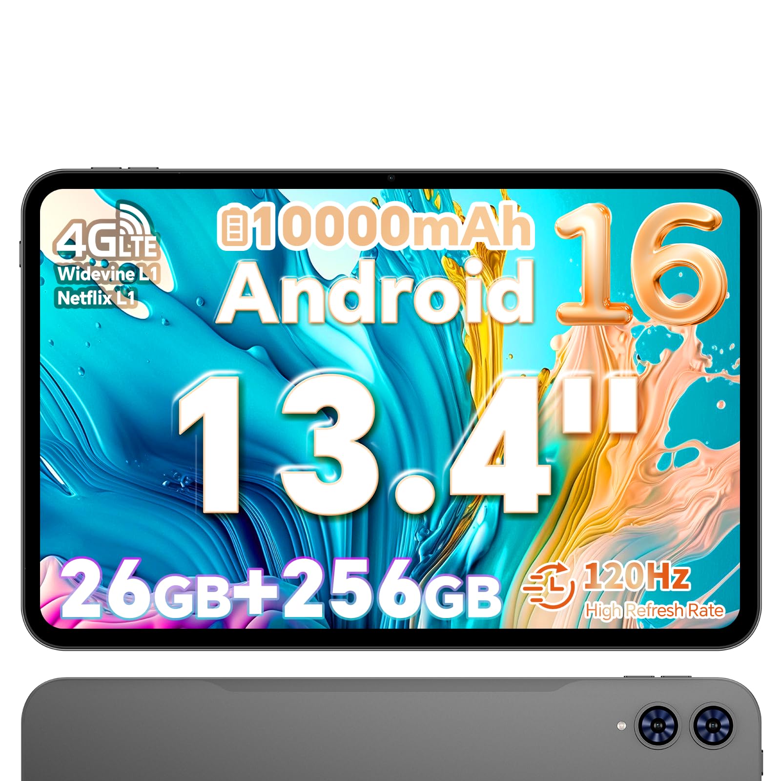 TECLAST T65 タブレット 13インチ Amazon.com: TECLAST Android 16 T65 13.4 inch Large Tablet, 256GB